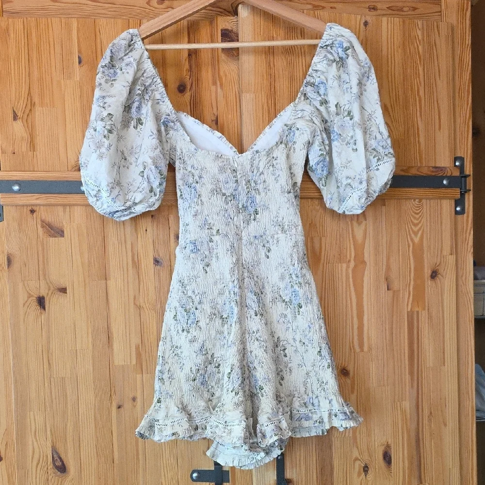 V. Chapman Floral Cream Jumpsuit - Picture 4 of 6